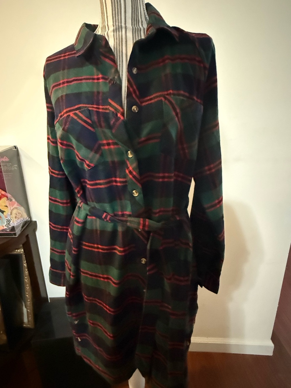 Grace & Lace
Favorite Button Up Plaid Dress Medium